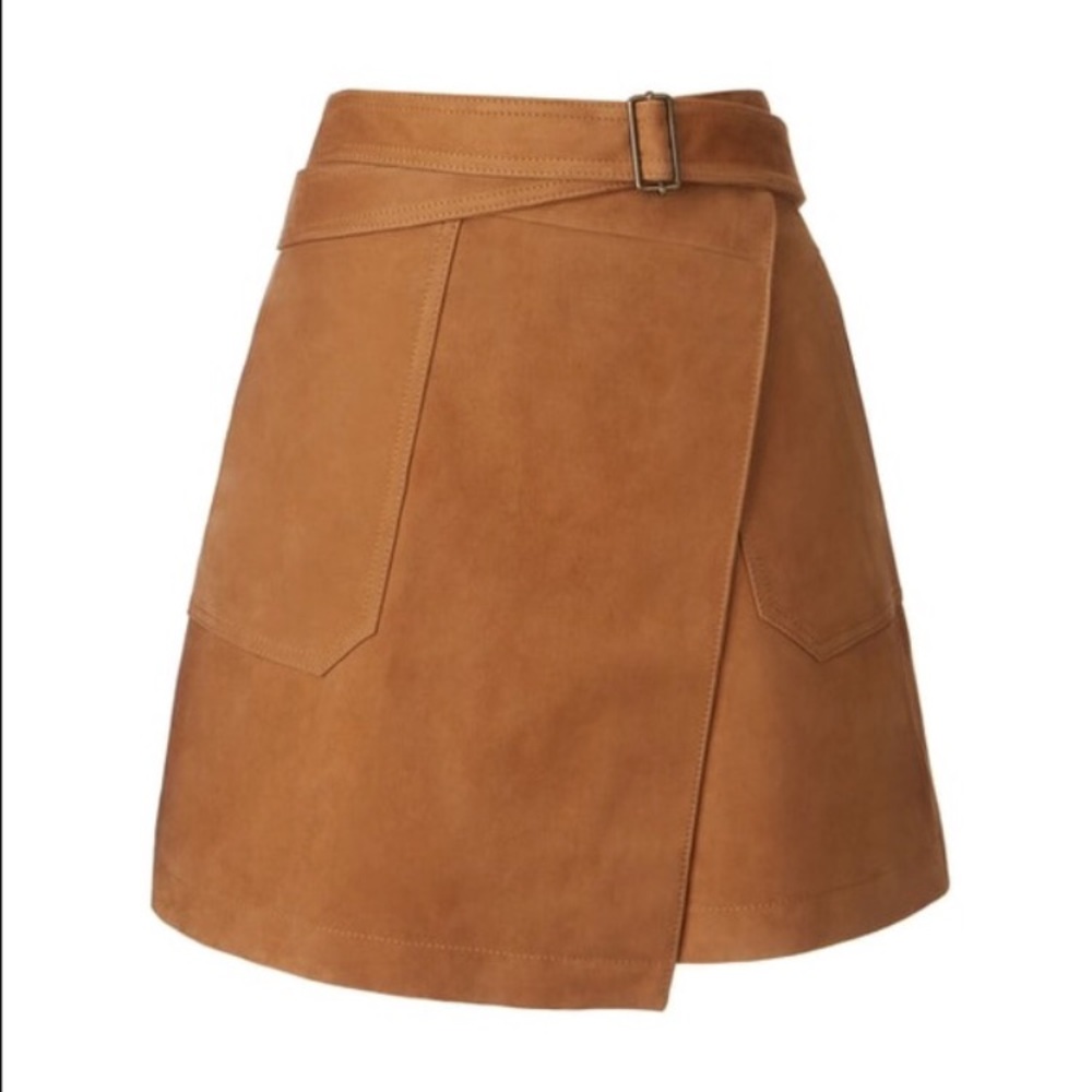 Olivia Palermo by Chelsea suede skirt - Picture 1 of 5